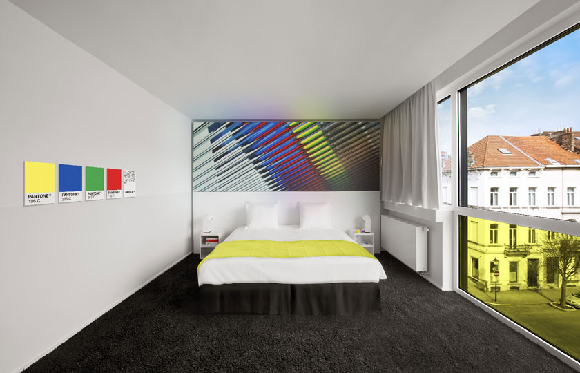 pantone hotel michel penneman interior designer